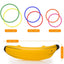 Juego inflable anillos plátano 26pulg despedida soltera