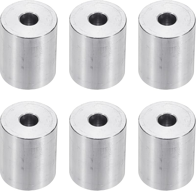 Espaciadores M6 aluminio redondos 1/4x3/4