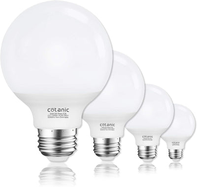 Bombilla LED G25 E26 5000K 500lm no regulable pack 4