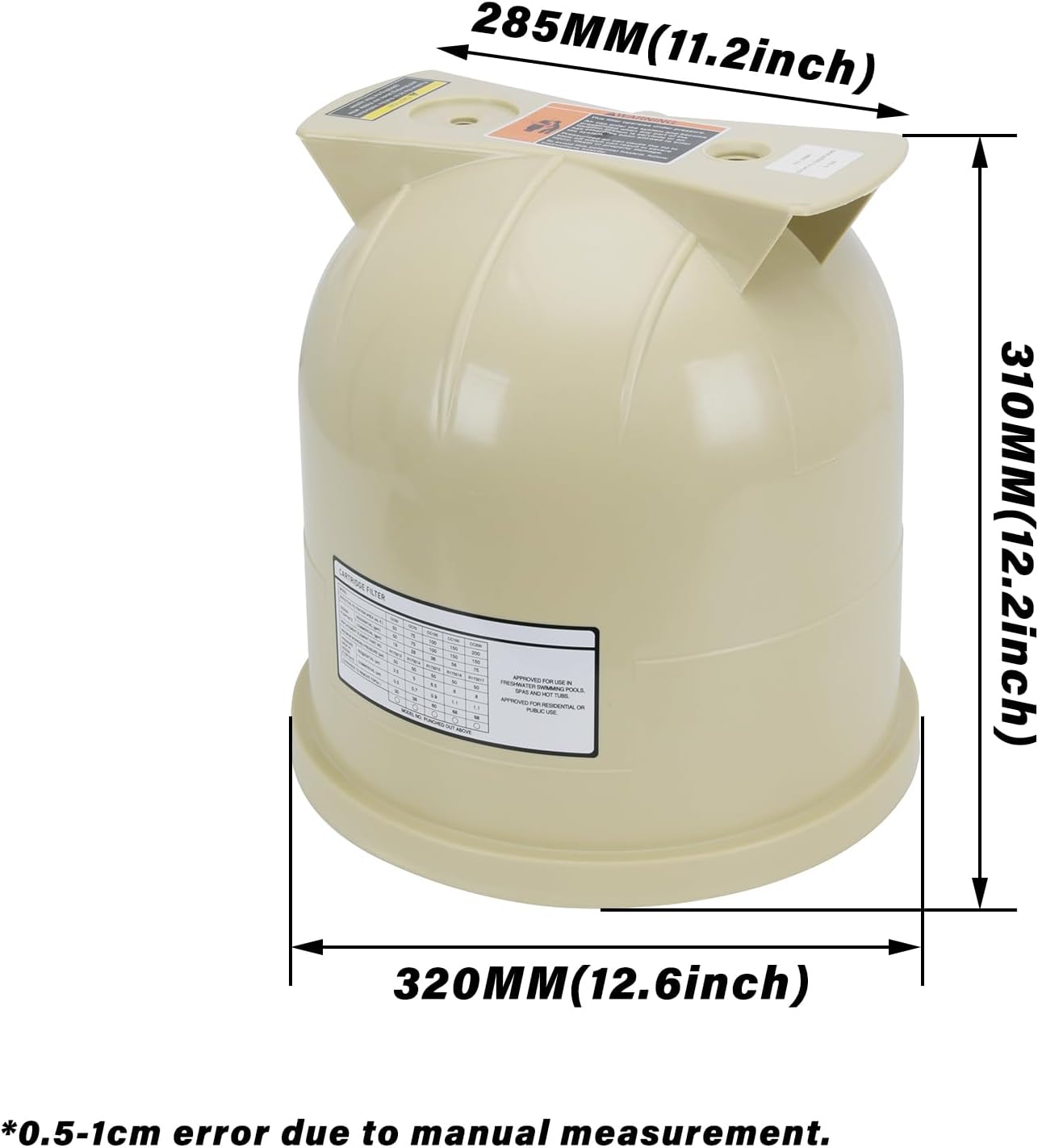 Tapa comp. filtros Pentair Clean & Clear 75-200 pies2