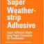 Adhesivo negro super para burletes 5oz