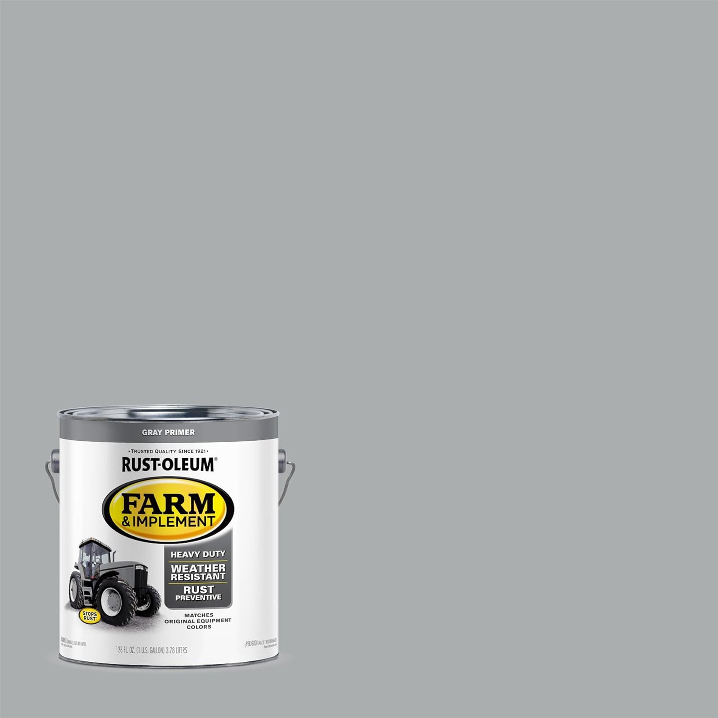 Imprimación gris esmaltada para granja galón