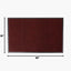 Alfombra entrada cepillo 3x5ft resistente rojo/negro