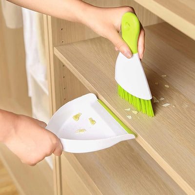 Juego recogedor y escoba mini para hogar