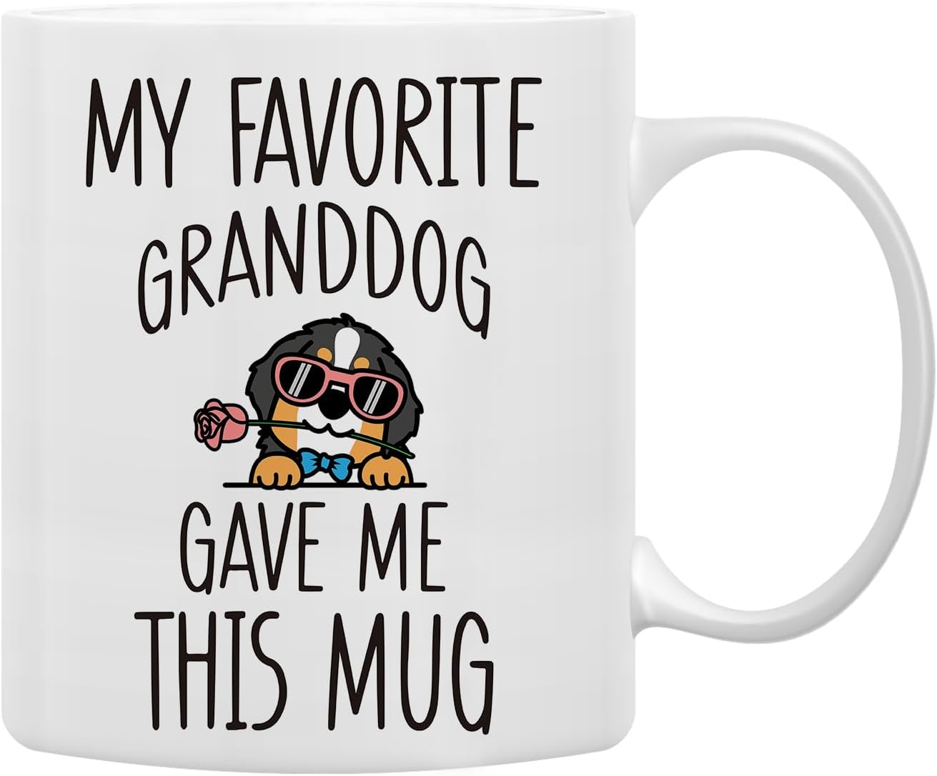 Taza cerámica café texto inglés amantes perros montaña