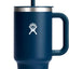 Vaso térmico acero inox con asa pajita 32oz azul