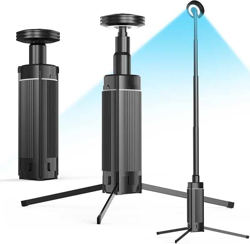 Linterna camping recargable 10800mAh con soporte