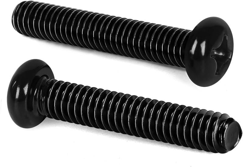 Tornillos M5x30mm acero inox 304 negro 25pzas