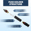 Fusible solar 15A 1000V con conector macho y hembra IP67