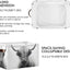 Cesta plegable vaca organiz. dormitorio