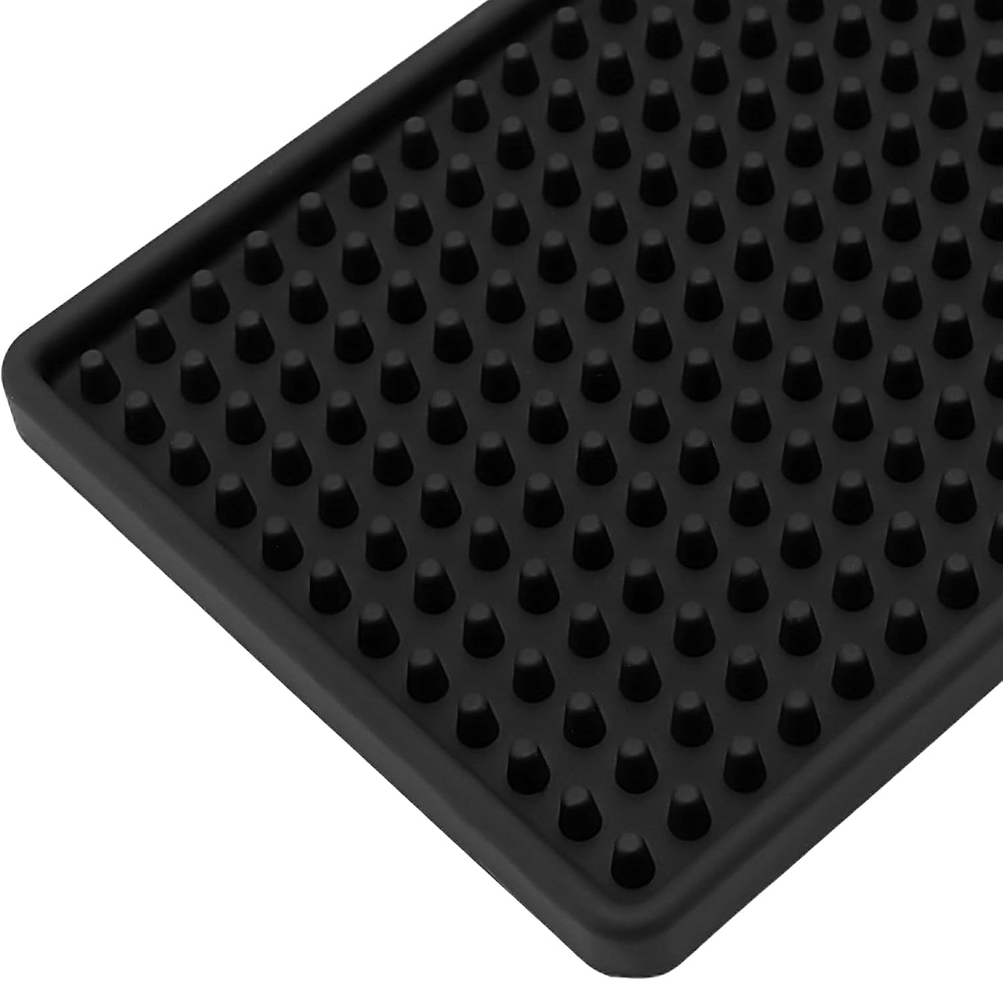 5 Alfombrillas Goma Negras 4x24pulg Antiderrap Bar
