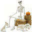 Esqueleto Halloween 5.4" con perro y gato decoración fiesta