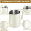 Jarra leche espumante acero inox 20oz con lápiz art latte blanco