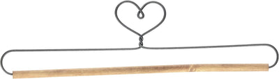 Corazón soporte clavijas manchadas 12"