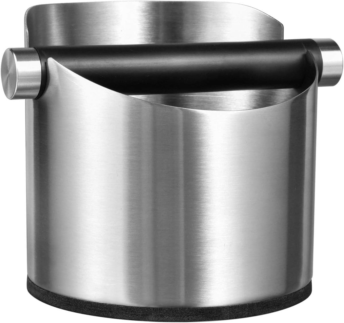 Caja café acero inox base antiderrap plateado