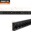 Sistema amarre riel L 12" negro para camión