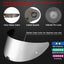Visor para casco i10 HJ-31 i70 Plata