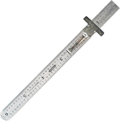 Regla acero inox flexible 300/1 6pulg cromo