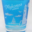 Vaso shot náutico con neón frosted Mykonos Grecia