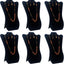 Soportes terciopelo negro 14pulg para joyas plegables set 6