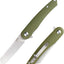 Cuchillo plegable 2.79pulg acero 14c28n mango micarta