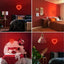 Letrero neón corazón rojo con pilas USB decoración San Valentín