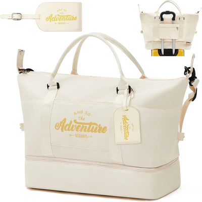 Bolsa fin de semana boda con compartimento zapatos
