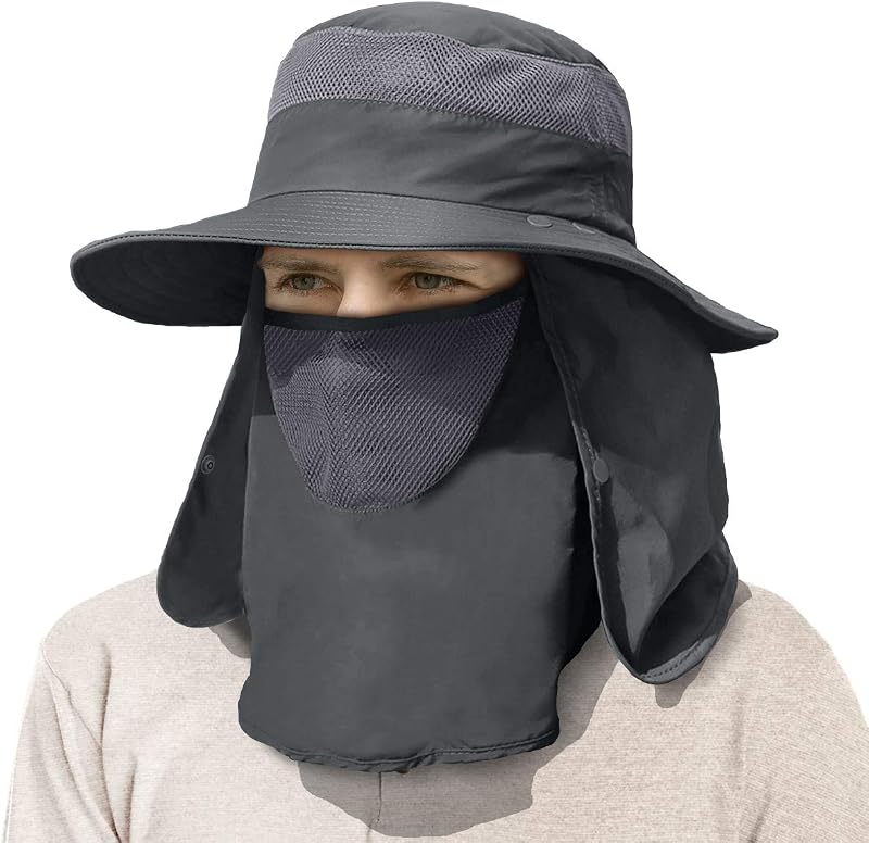 Sombrero sol hombre al aire libre UPF 50 ala ancha
