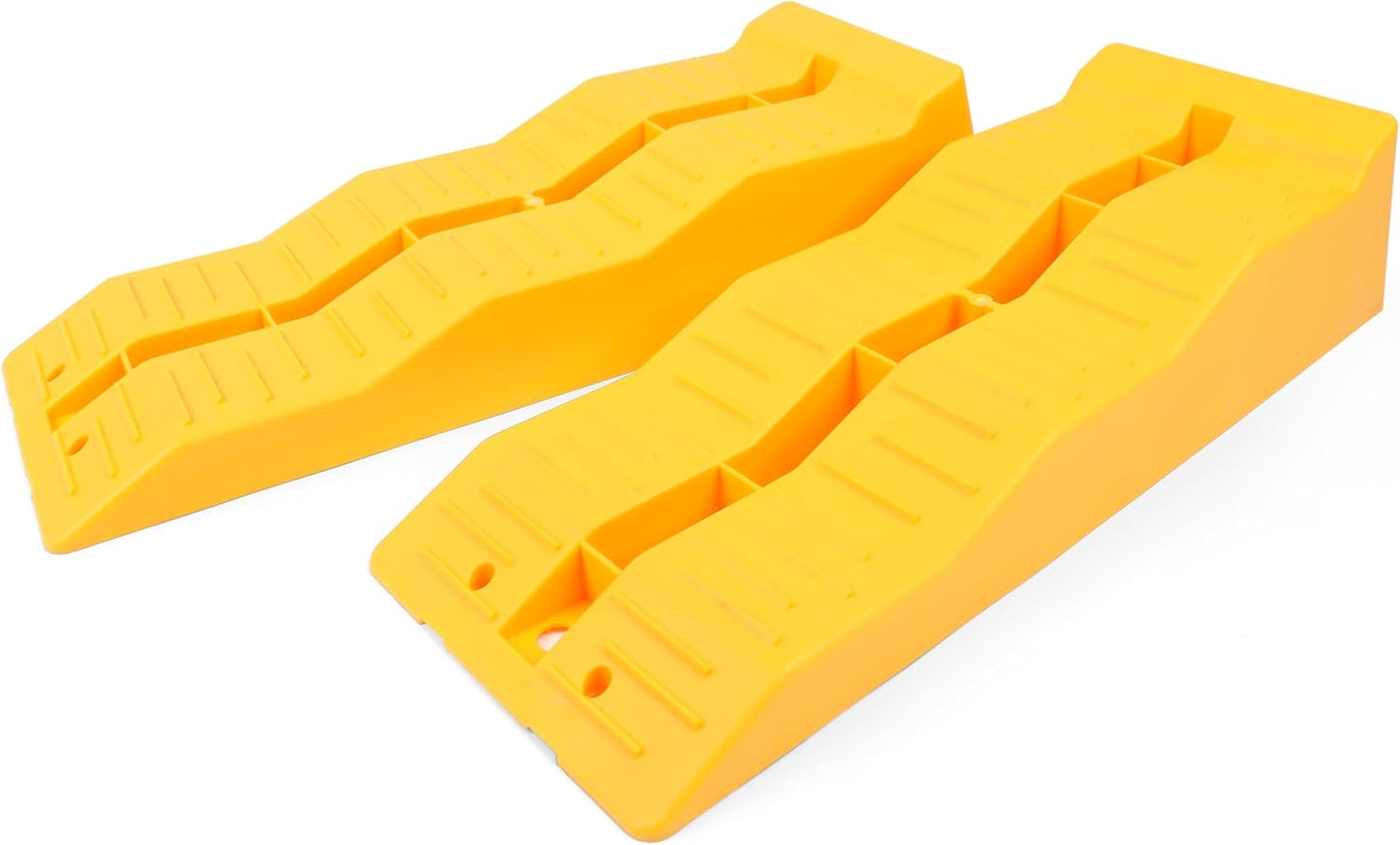 Rampas nivelación 3 escalones amarillo para camper