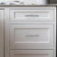 2 Tiradores gabinete 3pulg cromo pulido cocina