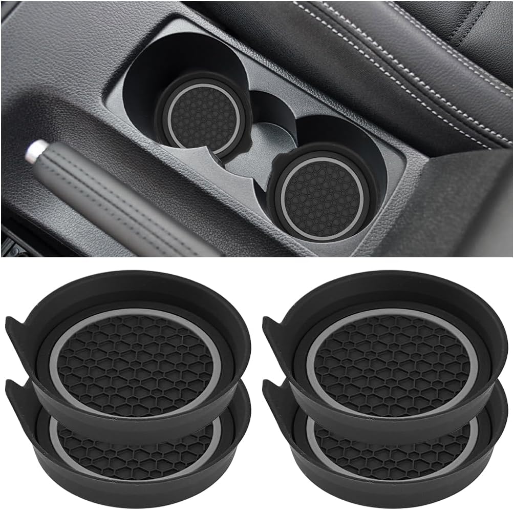 Portavasos auto 4uds antideslizantes impermeables