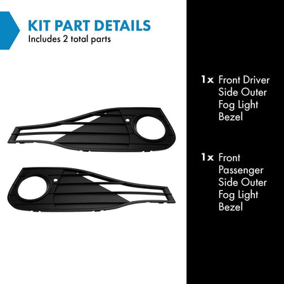 Set biseles luz antiniebla comp BMW 14-20