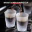 Vasos chupito espresso 1.7oz vidrio resistente apilables