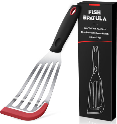 Espátula silicona para pescado antiadherente flexible