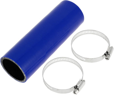 Manguera silicona refrigerante 42mm azul negro con abrazaderas
