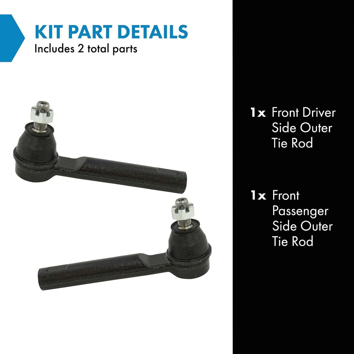 Set 2 Varillas Acoplamiento Delanteras Acura RDX 07-18