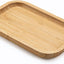 Bandeja baño bambú 7.9x5.1" organización decoración