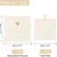 5 Bolsas Microfibra para Joyas con Botón Presión Beige