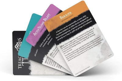 Baraja trampas D&D 5E 100 cartas 2.5x1.5x3.5 Negro