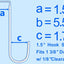 Ganchos puerta 1 3/8pulg 10pzas L5.5pulg plástico blanco