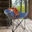 Silla plegable acolchada gran tamaño para camping y ocio
