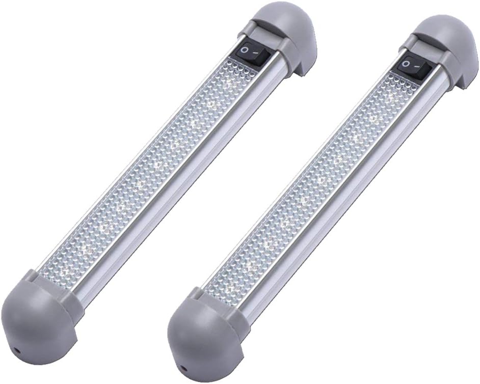 Lámpara LED 9pulg 6000K 12/24V con interruptor