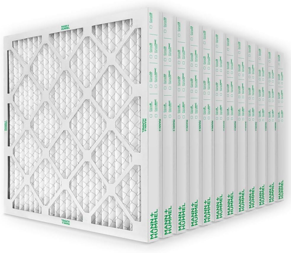 Filtros aire MERV 8 16x20pulg calefacción caja 12