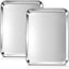 Bandeja acero inox para hornear 9.2x7pulg paquete 2