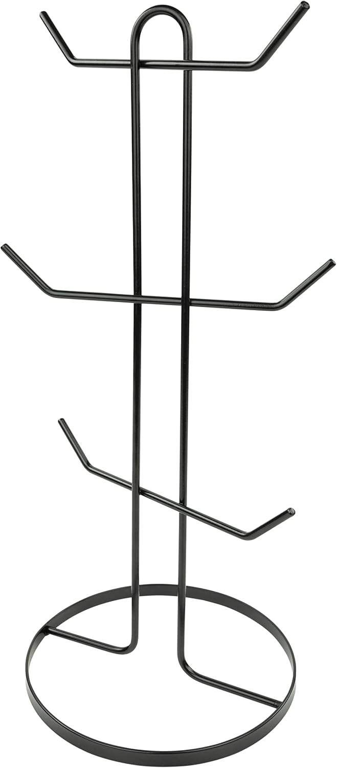Soporte metal 6 tazas café té encimera cocina