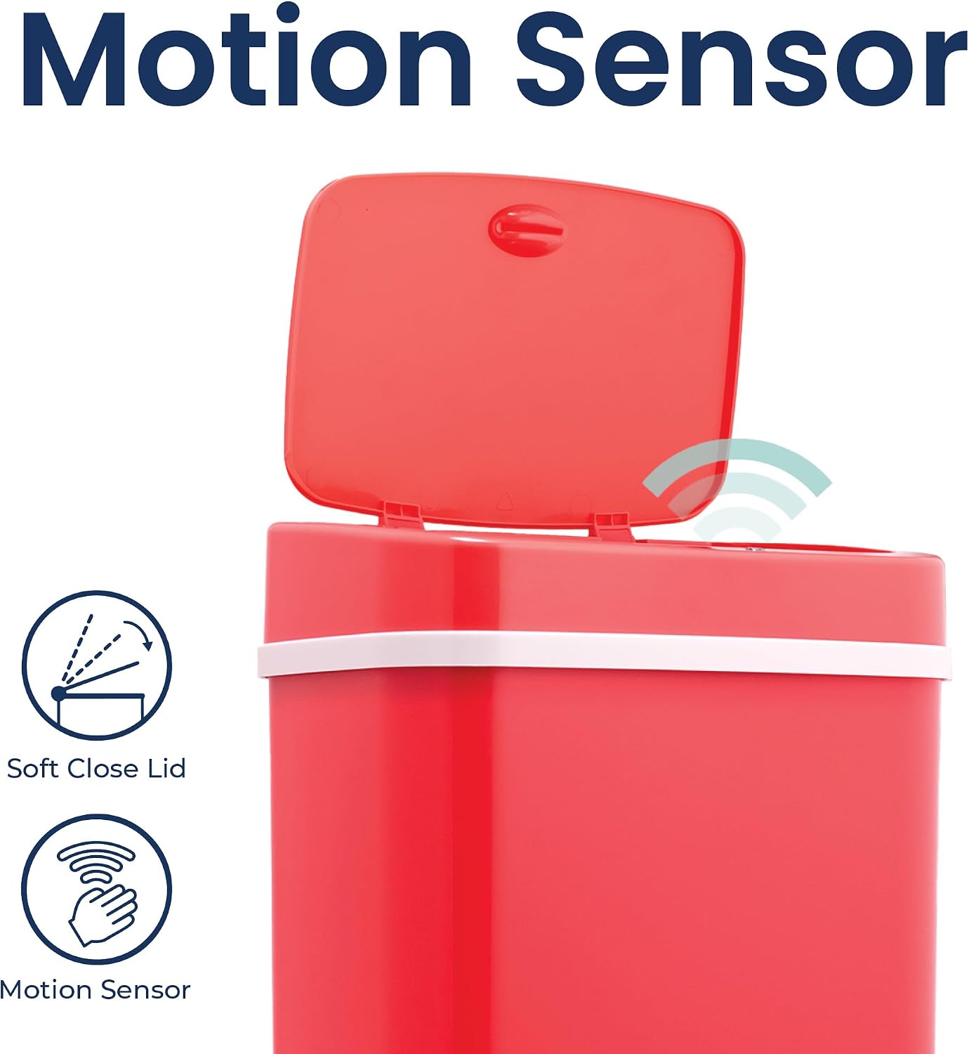 Bote basura automático sensor infrarrojo dormitorio baño