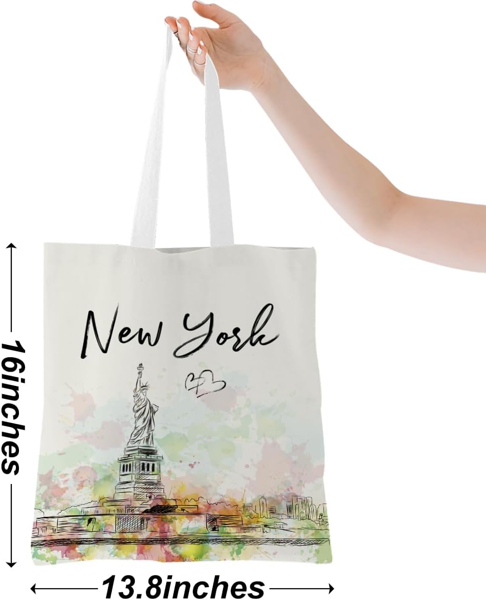 Bolsa de playa regalo recuerdo viaje Nueva York París