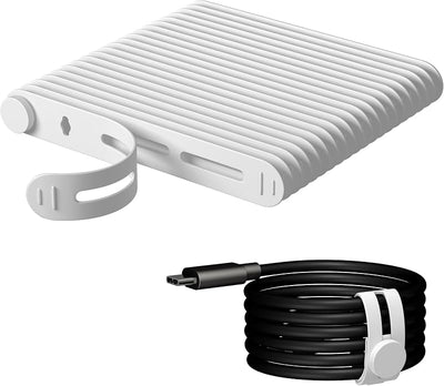 20 Pzas Bridas Silicona para Cables Carga Auriculares