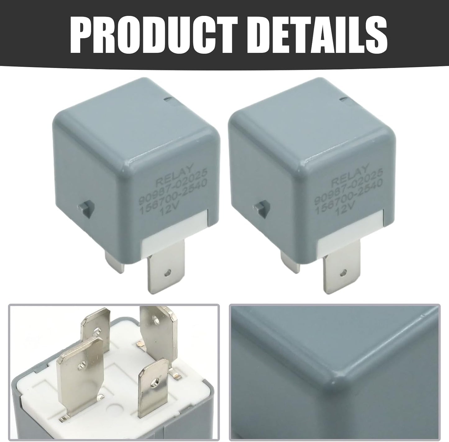 Relé 4PCS 12V Toyota Corolla 4Runner Camry