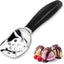 Cuchara helado mango antiderrap negro